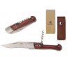 Coltello pieghevole Laguiole Corkscrew con fodero