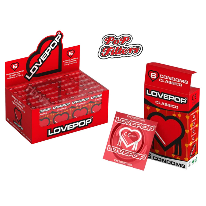 Profilattici LovePop 6 pz