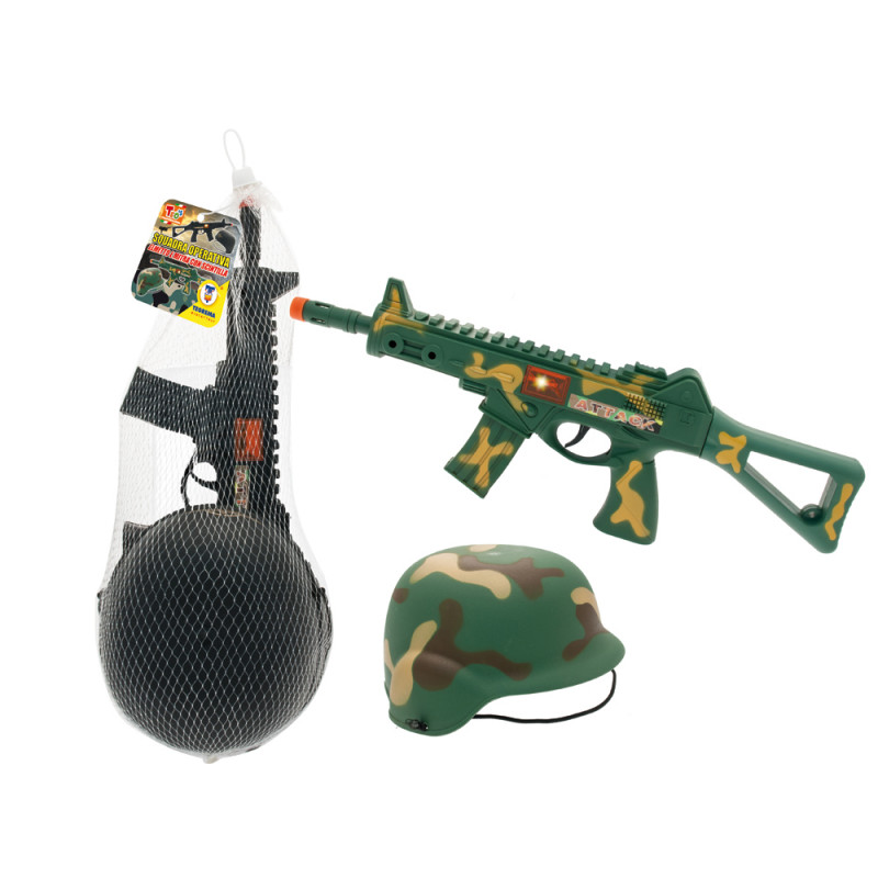 Set forze armate con caschetto