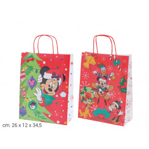 Borse regalo Disney Christmas cm 26x12x34,5