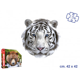 Puzzle Tigre bianca 236 tasselli cm. 42x42