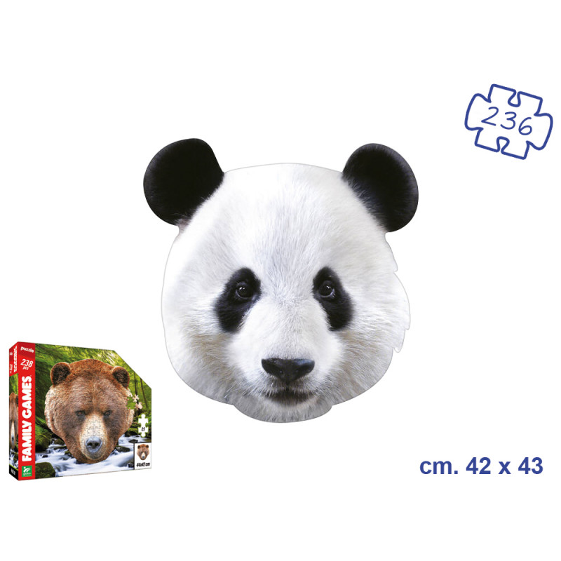 Puzzle Panda 236 tasselli cm. 42x43