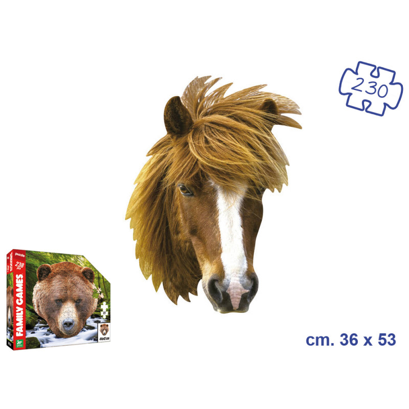 Puzzle Cavallo 230 tasselli cm. 36x53