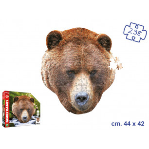 Puzzle Orso bruno 238 tasselli cm. 44x42