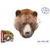 Puzzle Orso bruno 238 tasselli cm. 44x42