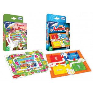 Set mini giochi tascabili 2 ass.ti