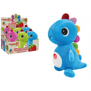 Peluche Dinosauro cm. 18 display 6 pz in 3 colori