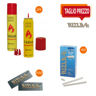 Offerta prodotti Rizla e Gas T-Klink