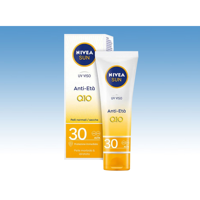 Crema solare Nivea viso anti età con Q10 FP30 da 50 ml