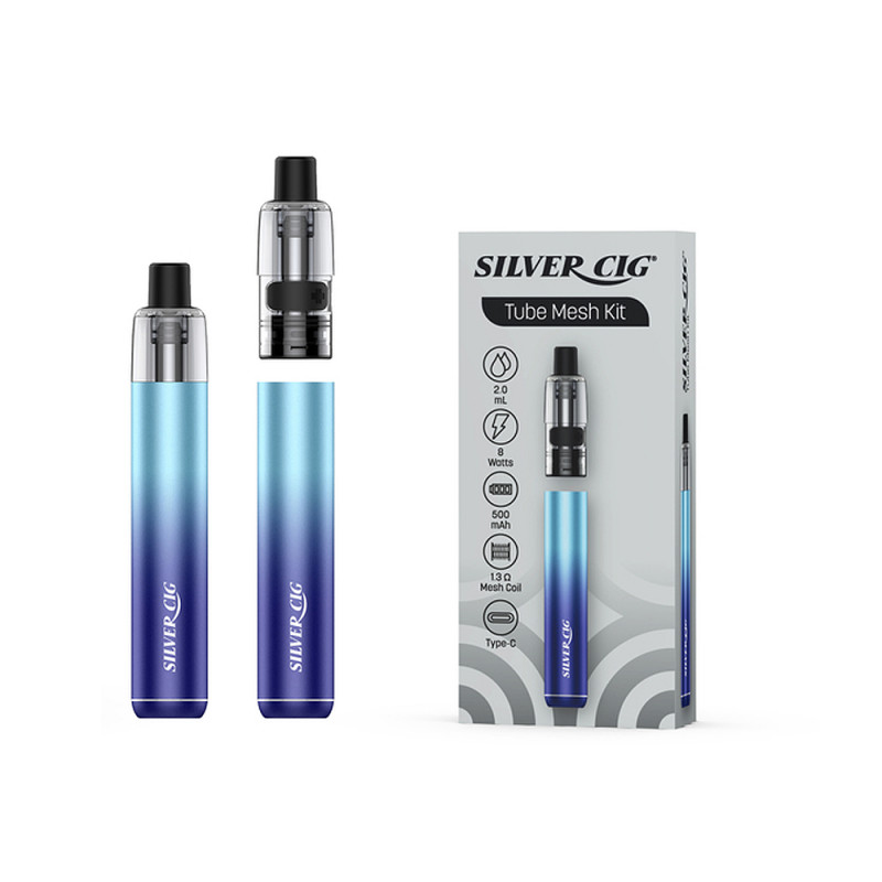 Silver Cig Device Blu