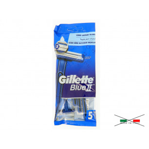 Rasoi Gillette blue II con lubrastip busta 5 rasoi