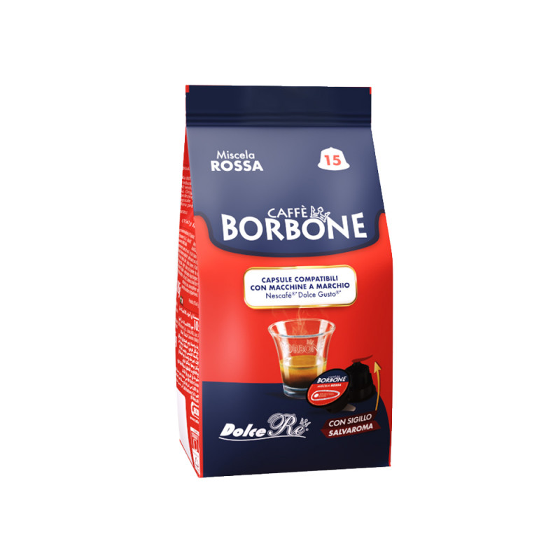 Capsule Borbone compatibili Dolce Gusto Rosso