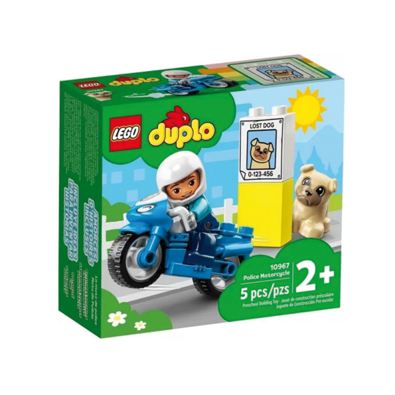 Lego Duplo Town Motocicletta della polizia