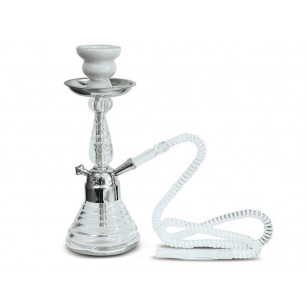 Narghilé 1 tubi Shisha Hose cm. 30 Bianco