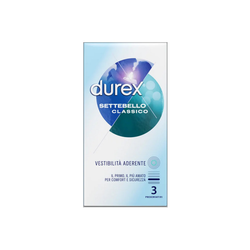 Profilattici Durex classici 3 pz