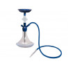 Narghilè Shisha Bulb blu con 1 tubo altezza cm 52,5