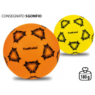 Pallone Teokaido in gomma 180 gr. cm. 22,5 in 2 colori SGONFIO