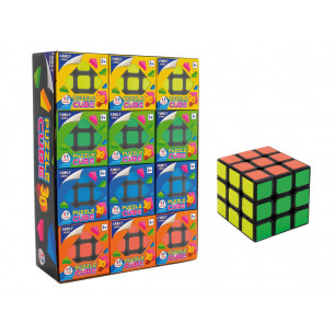 Cubo magico cm 5,5x5,5 display da 12 pezzi