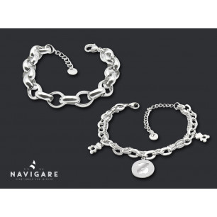 Bracciale Navigare Donna con orsetto e maglia alta