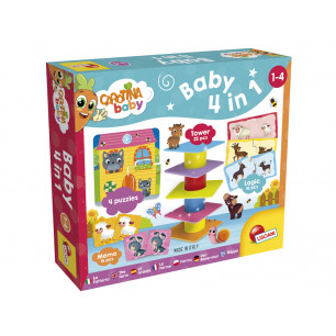 Gioco Carotina Baby Lisciani 4 in 1