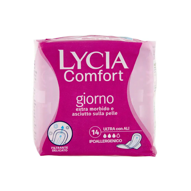 Assorbenti Lycia ultra con ali pacco 14 pz