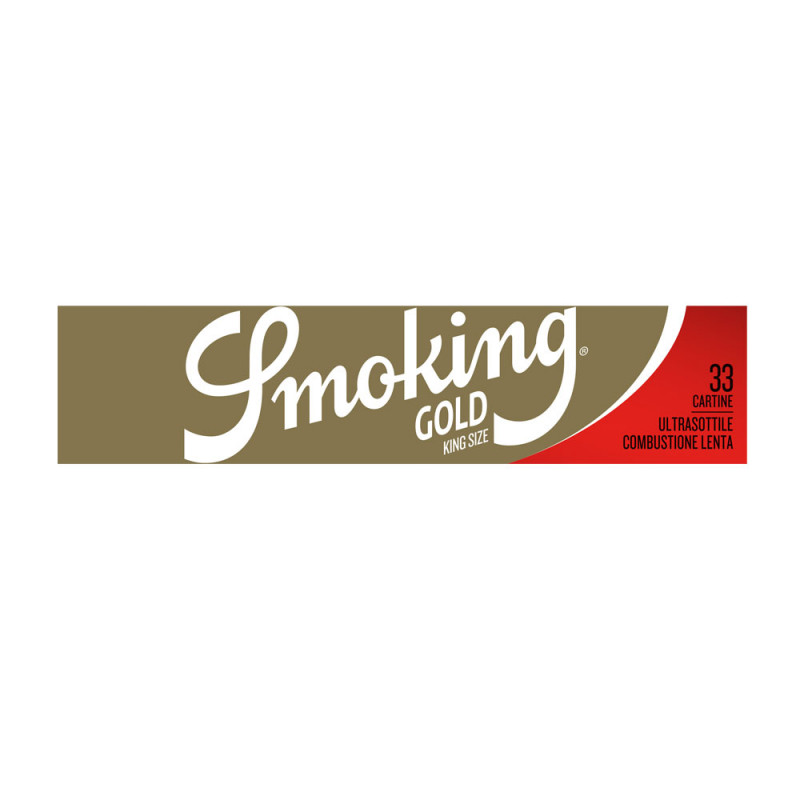 Cartine Smoking Oro Slim Lunghe