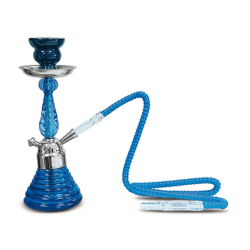 Narghilé 1 tubi Shisha Hose cm. 30 Blu