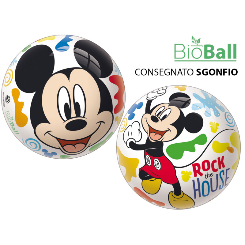 Palla Mondo BioBall diam. 23 Mickey SGONFIO