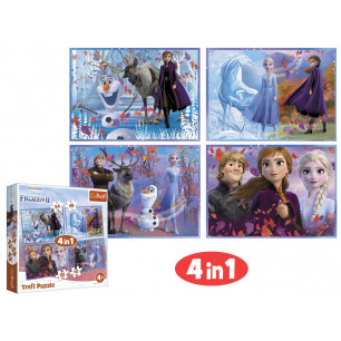 Puzzle Trefl 4 in 1 Frozen II