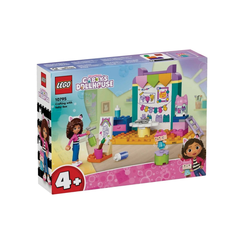 Lego Gabby's Dollhouse creazioni con baby scatola