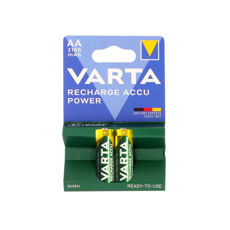 Pile Varta Stilo AA Ricaricabili 2 pile da 2100 mAh