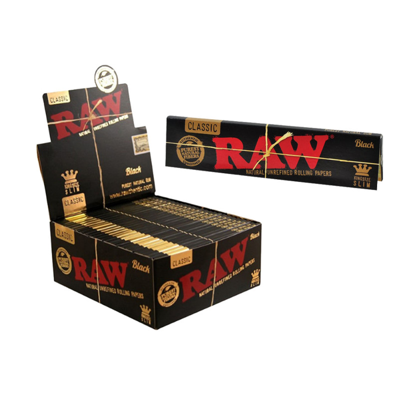 Cartine Raw Black KS Slim