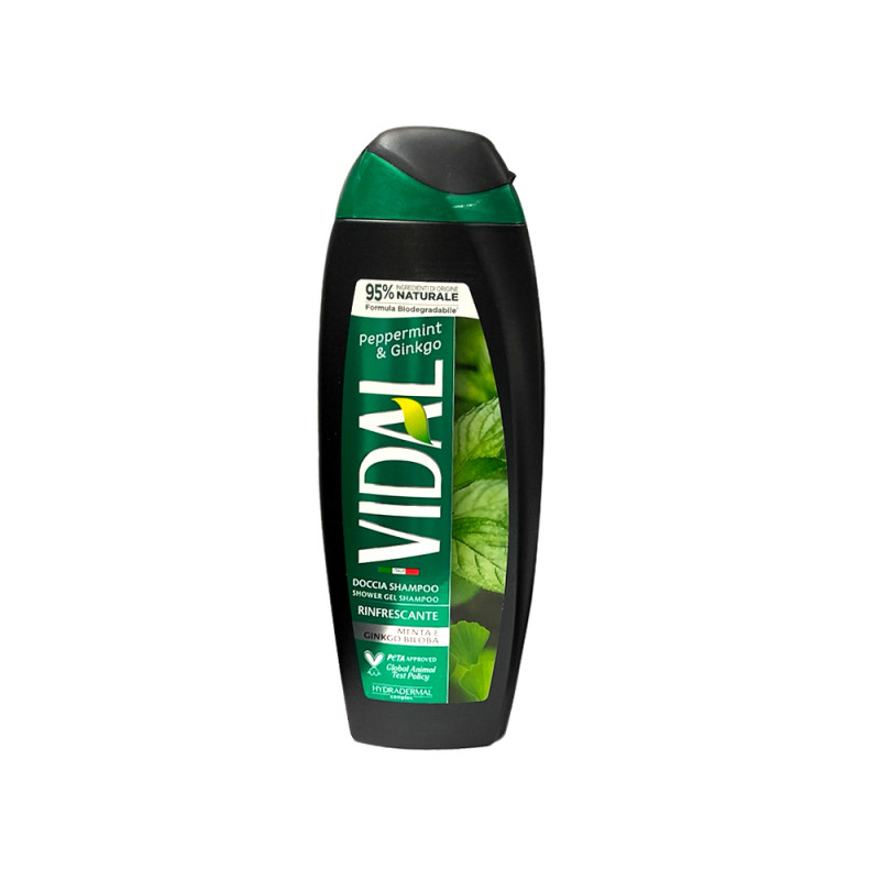 Docciashampoo Vidal Menta e Ginkgo da 250 ml