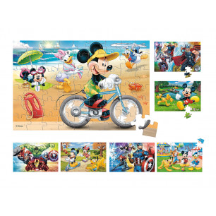 Puzzle Trefl 54 tessere Disney e Avengers display 40 pz