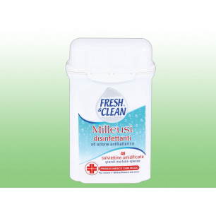 Salviette Fresh & Clean disinfettanti 40 strappi