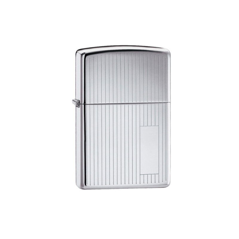 Accendino Zippo cromo righe verticali