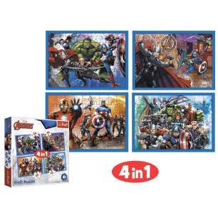 Puzzle Trefl 4 in 1 Avengers