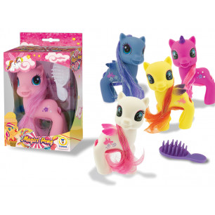 Magic pony con spazzola in 5 colori