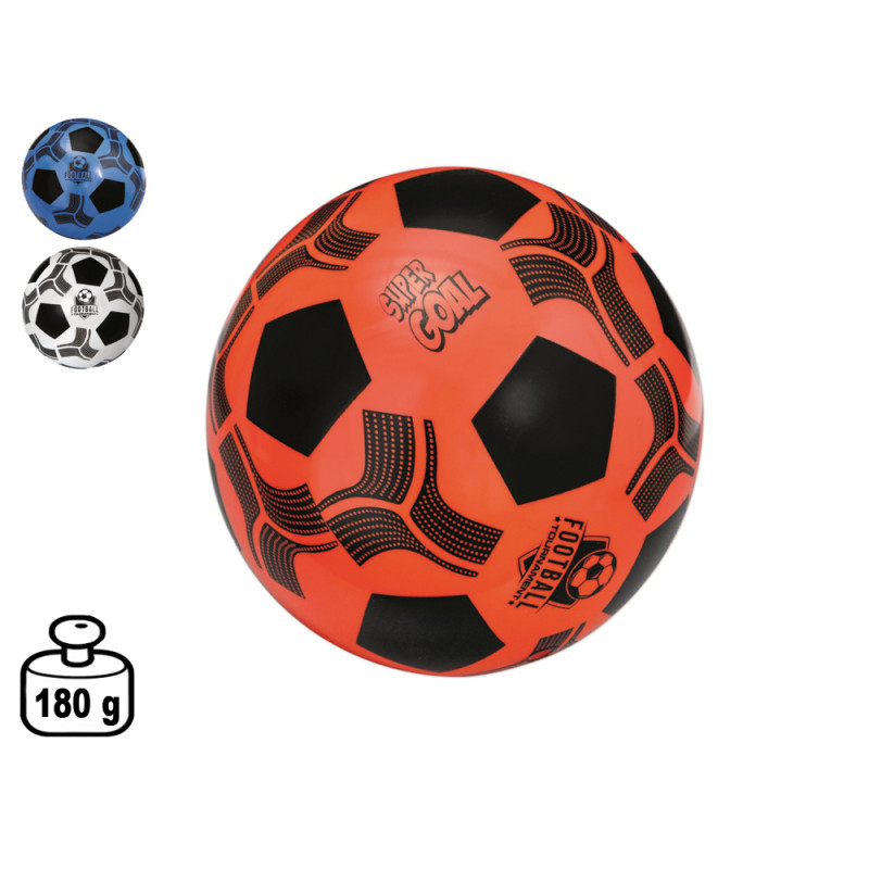 Palla da calcio in pvc 180 gr diam. 22 in 3 colori