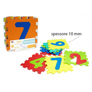 Mattonelle morbide Numeri set da 5 pz cm. 32 x 32