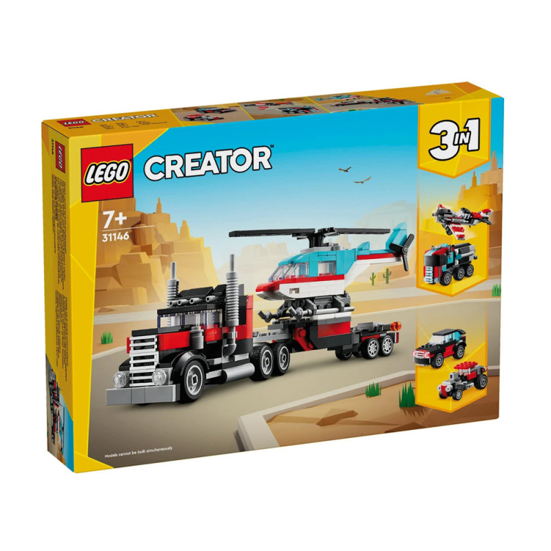 Lego Creator Autocarro con elicottero