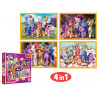 Puzzle Trefl 4 in 1 My Little Pony