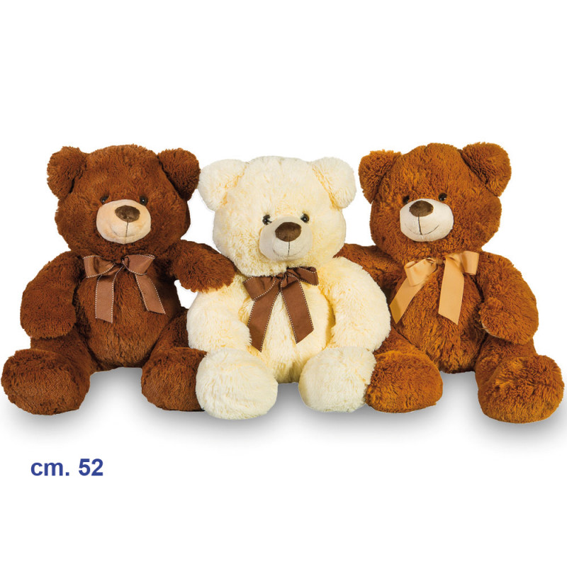 Peluche Orso cm. 52 in 3 colori