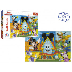 Puzzle Trefl 24 maxi tessere La casa di Topolino