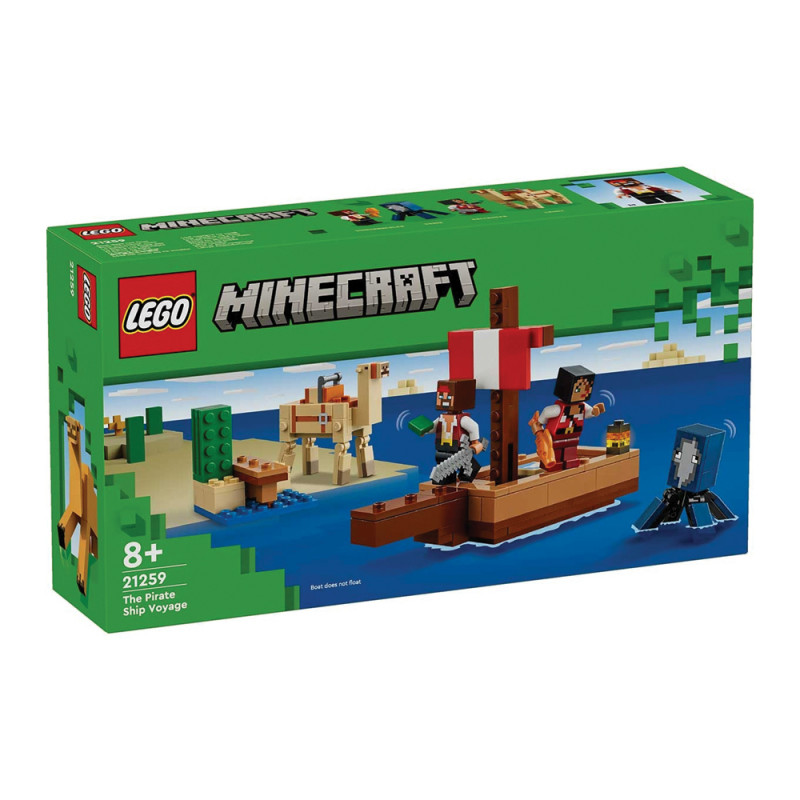 Lego Minecraft Il viaggio del galeone dei pirati