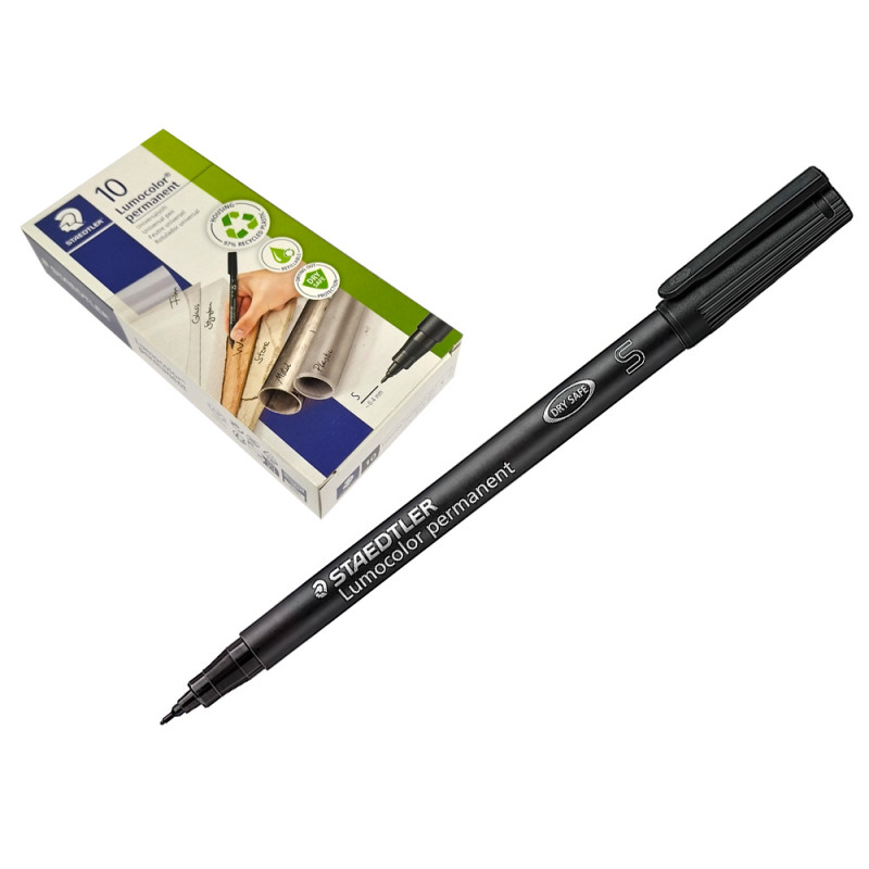 Penna Staedtler Lumocolor permanente colore nero