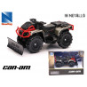 Modellino quad Can-Am Outlander die cast con pala