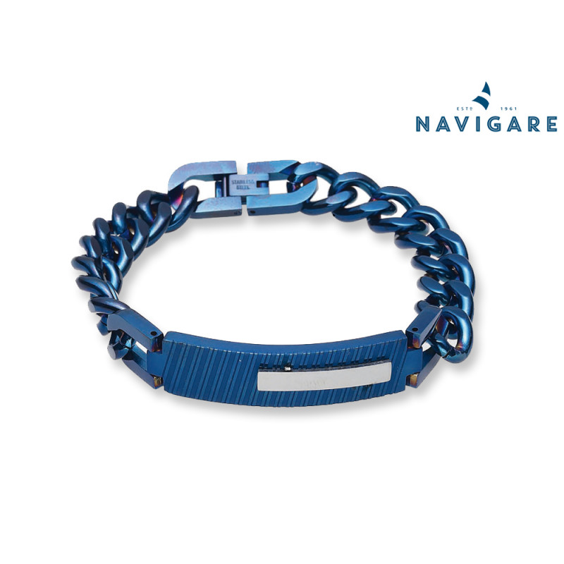 Bracciale Navigare Uomo maglia morbida colore blu