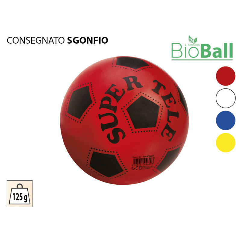 Palla da calcio Bio Ball SuperTele Classic cm. 23 SGONFIO