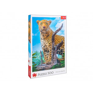 Puzzle animali 500 pezzi cm. 34 x 48 soggetto leopardo